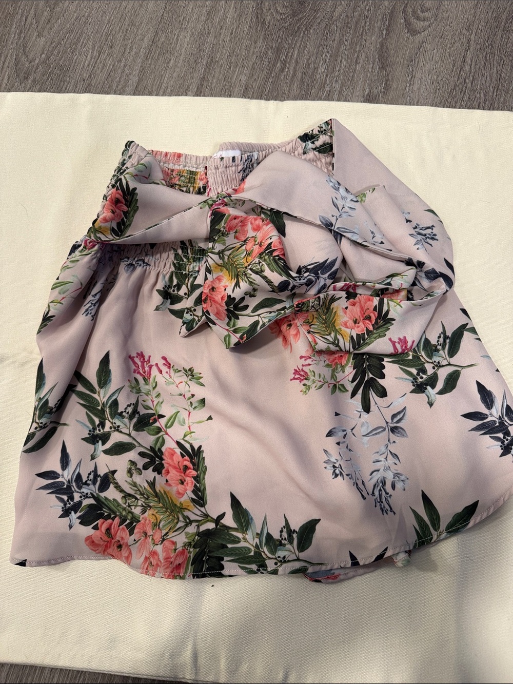 Parker Pink Floral Ruffle Skirt